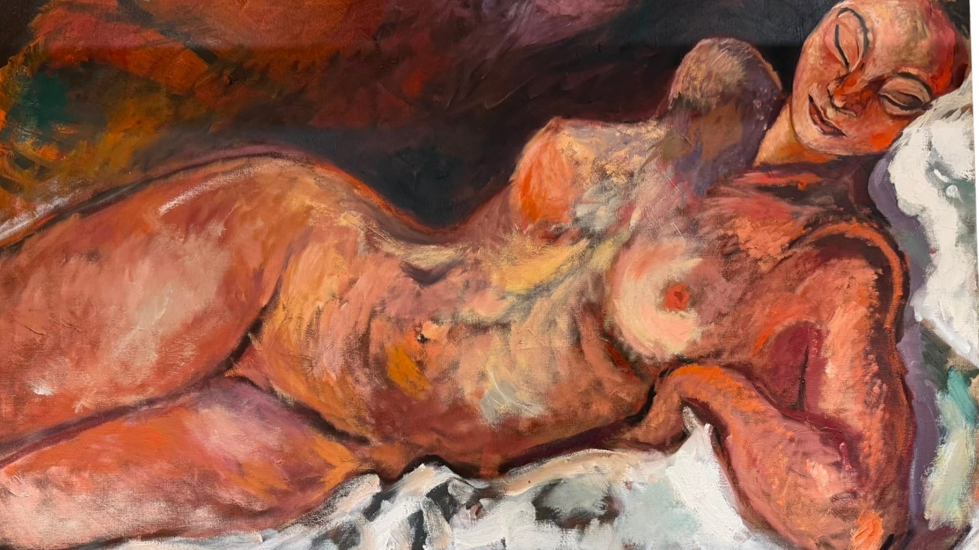 Vrouwelijk naakt door Zinaida Serebriakova
